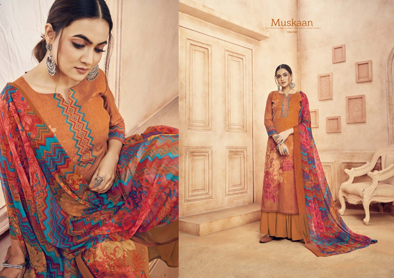 Romani Muskaan Cambric Cotton Digital Printed Festive Wear Salwar Suits