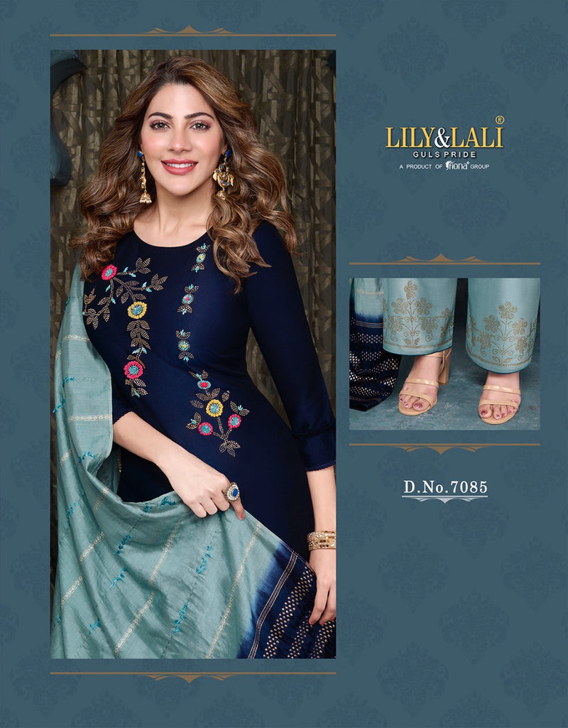 Lily And Lali Muskan Vol 2 Bemberg Silk Party Wear Stylish Kurti