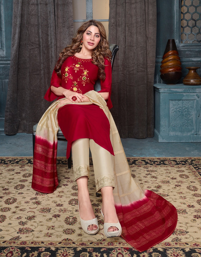 Lily And Lali Muskan Vol 2 Bemberg Silk Party Wear Stylish Kurti