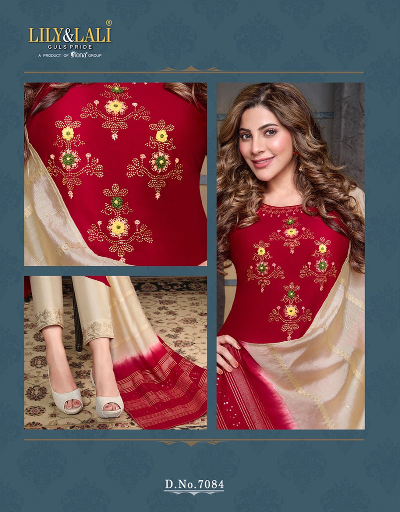 Lily And Lali Muskan Vol 2 Bemberg Silk Party Wear Stylish Kurti