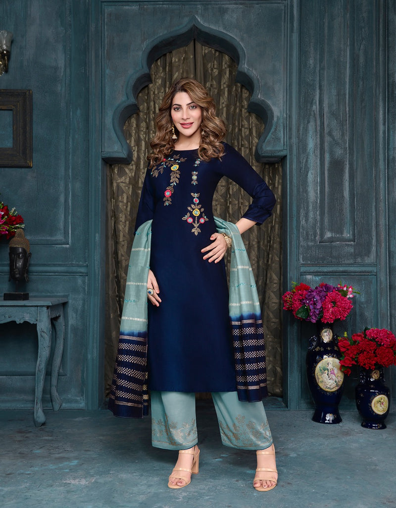 Lily And Lali Muskan Vol 2 Bemberg Silk Party Wear Stylish Kurti