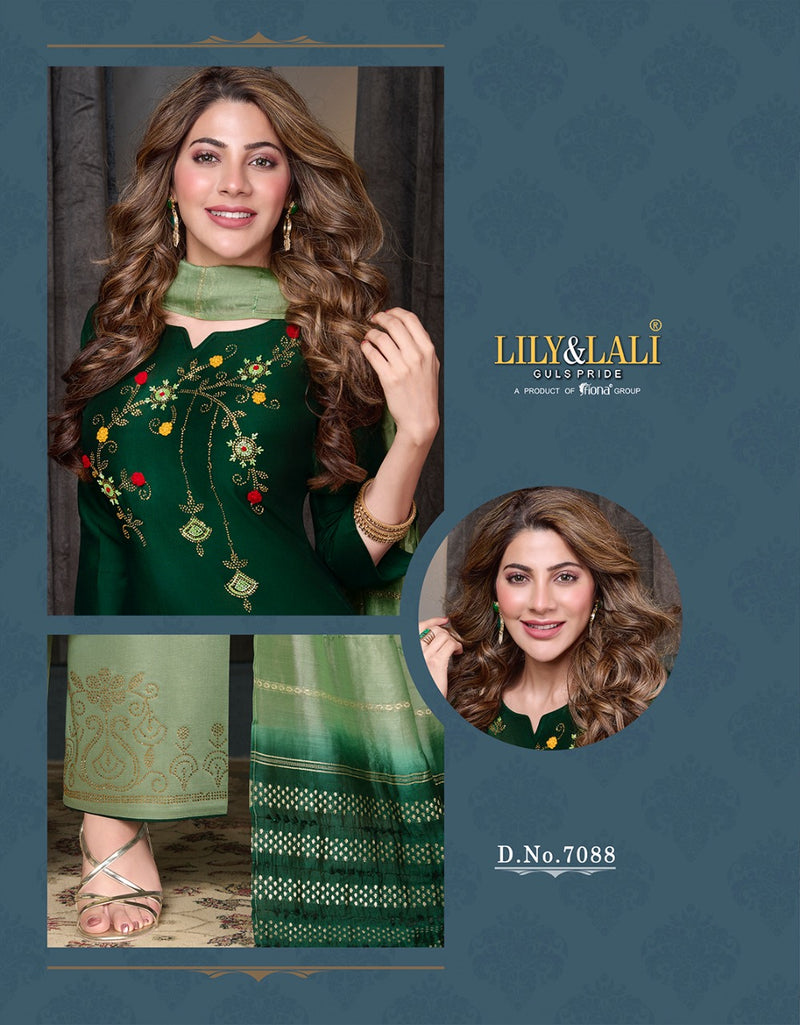 Lily And Lali Muskan Vol 2 Bemberg Silk Party Wear Stylish Kurti