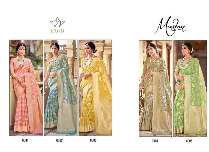 Revanta Creation Muskan Weaving Silk Designer Wedding Wear Sarees