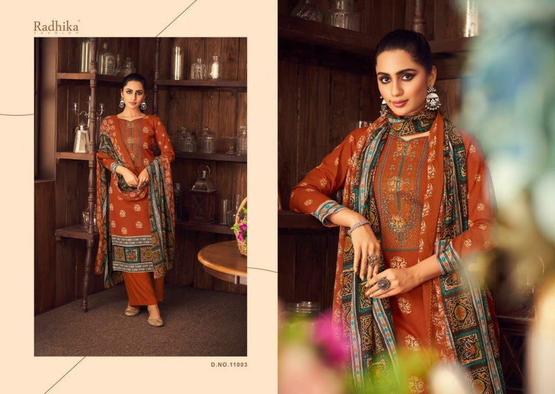 Radhika Fashion Azara Mussaret Vol 16 Cambric Cotton Pakistani Style Party Wear Salwar Kameez