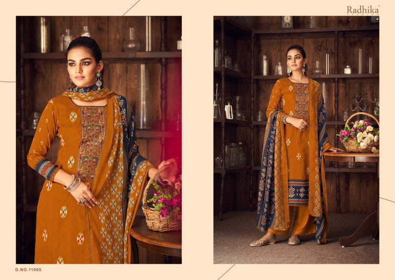 Radhika Fashion Azara Mussaret Vol 16 Cambric Cotton Pakistani Style Party Wear Salwar Kameez