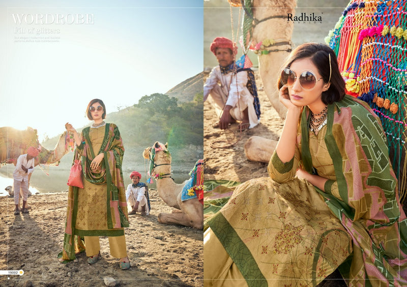 Radhika Fashion Azara Mussaret Vol 17 Cambric Cotton Festive Wear Salwar Suits