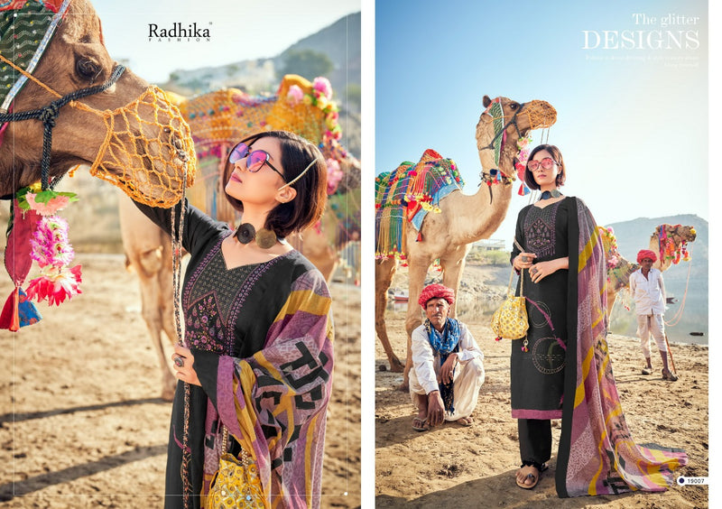 Radhika Fashion Azara Mussaret Vol 17 Cambric Cotton Festive Wear Salwar Suits