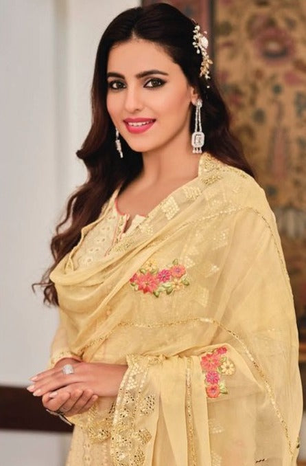 Eba Lifestyle Mustard Vol 2 Chinon Party Wear Salwar Suits With Rich & Beautiful Colors
