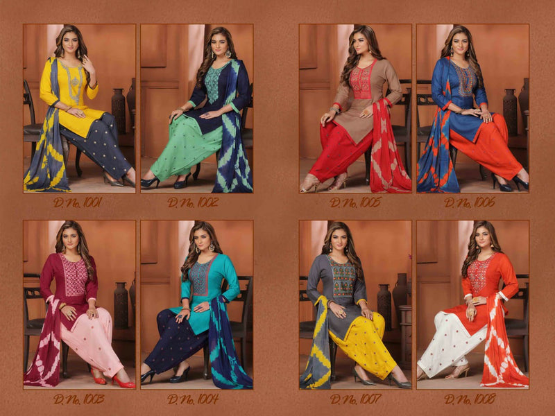 Manjeera Fashion Kalyani Rayon Work Casual Daily Wear Kurti