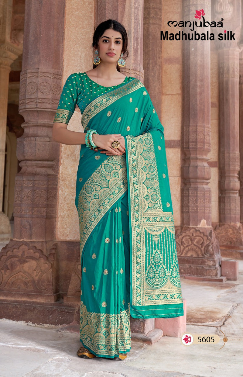 Manjubaa Madhubala Silk Fancy Designer Saree