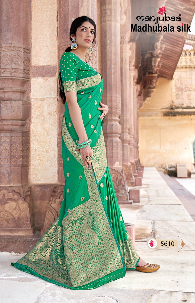 Manjubaa Madhubala Silk Fancy Designer Saree