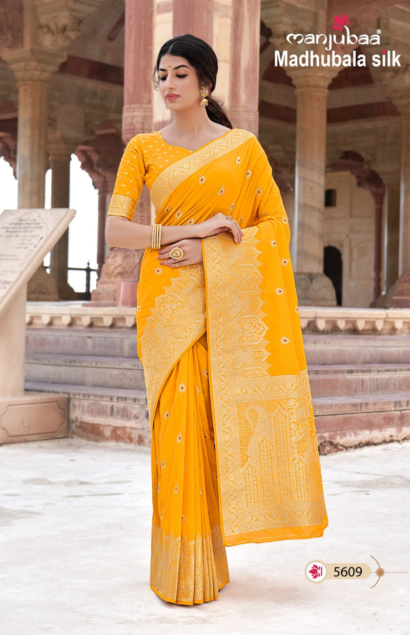 Manjubaa Madhubala Silk Fancy Designer Saree