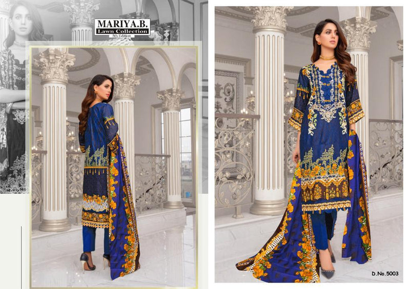 Mariya B Lawn Collection Vol 5 Pure Cotton Karachi Print Casual Wear Salwar Kameez