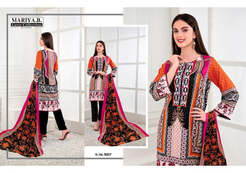 Mariya B Lawn Collection Vol 5 Pure Cotton Karachi Print Casual Wear Salwar Kameez