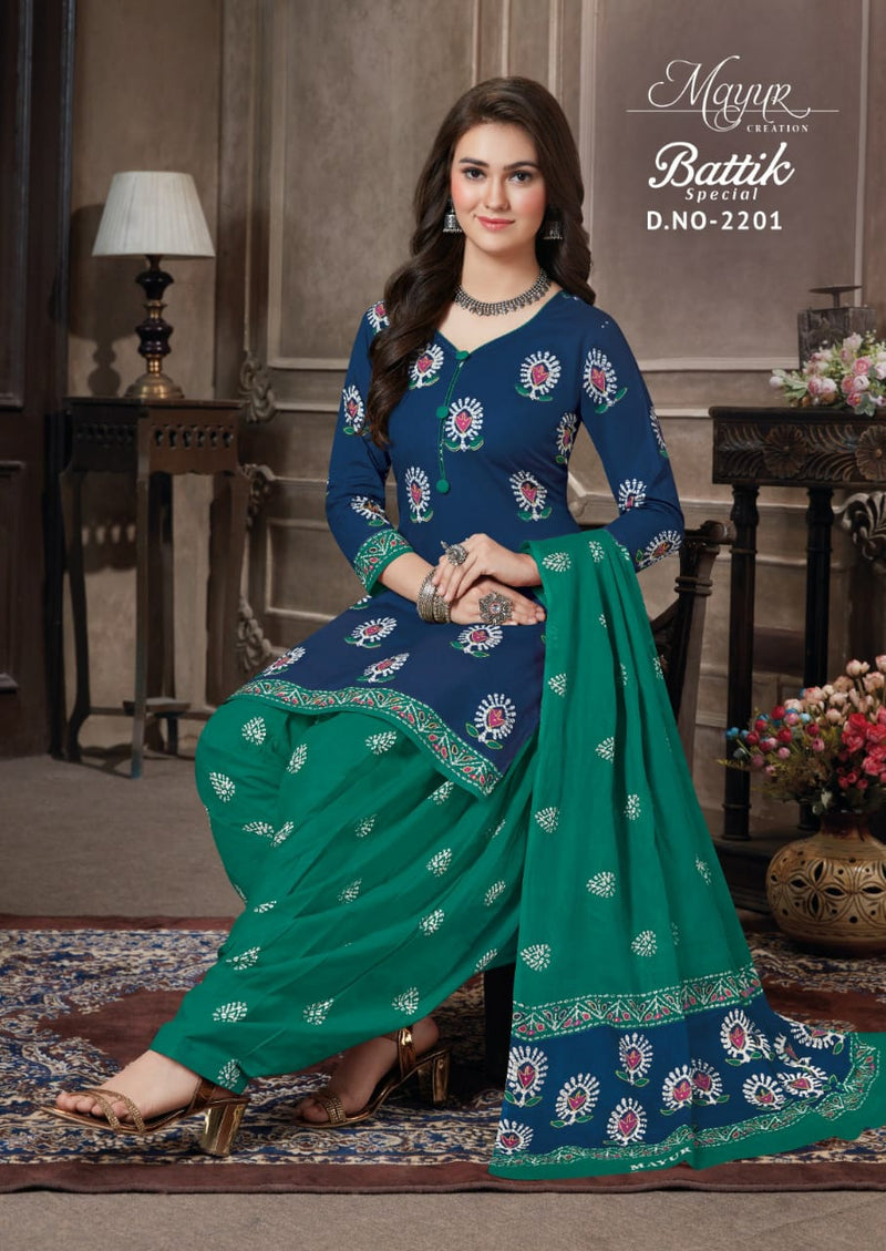 Mayur Batik Special Vol 22 Pure Cotton Casual Dailywear Salwar Suit