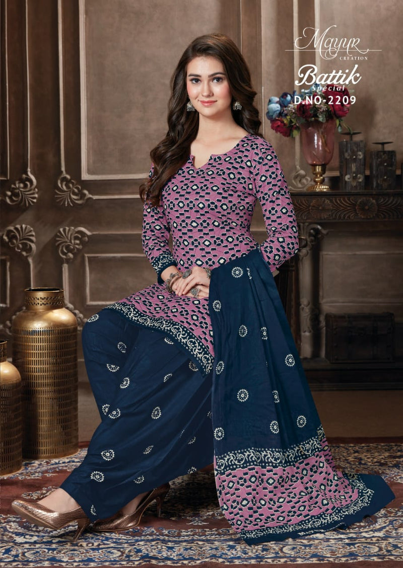 Mayur Batik Special Vol 22 Pure Cotton Casual Dailywear Salwar Suit
