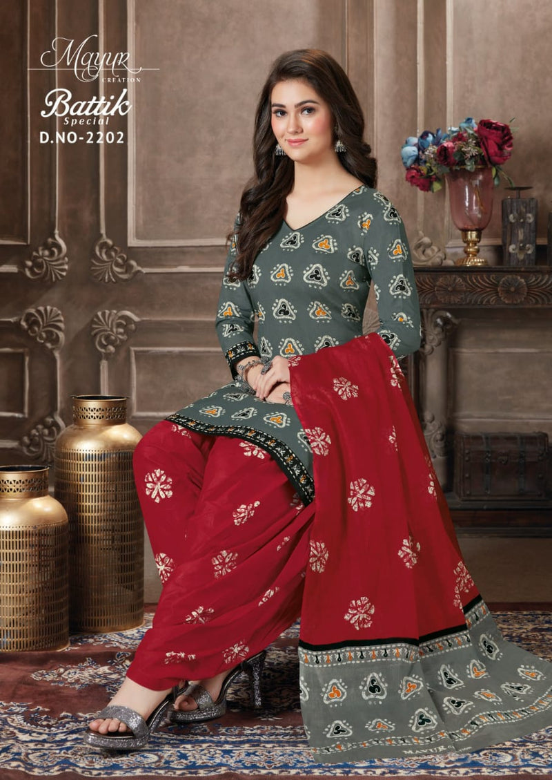 Mayur Batik Special Vol 22 Pure Cotton Casual Dailywear Salwar Suit