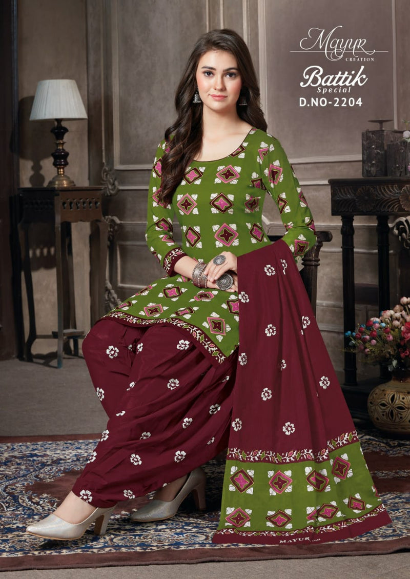 Mayur Batik Special Vol 22 Pure Cotton Casual Dailywear Salwar Suit