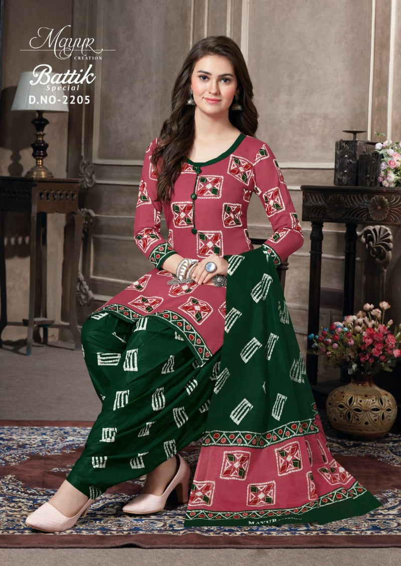 Mayur Batik Special Vol 22 Pure Cotton Casual Dailywear Salwar Suit