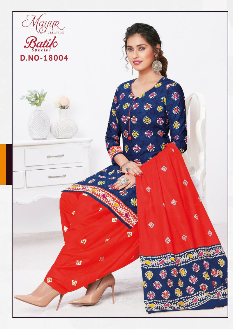 Mayur Creation Batik Special Vol 18 Pure Cotton Casual Wear Salwar Suits