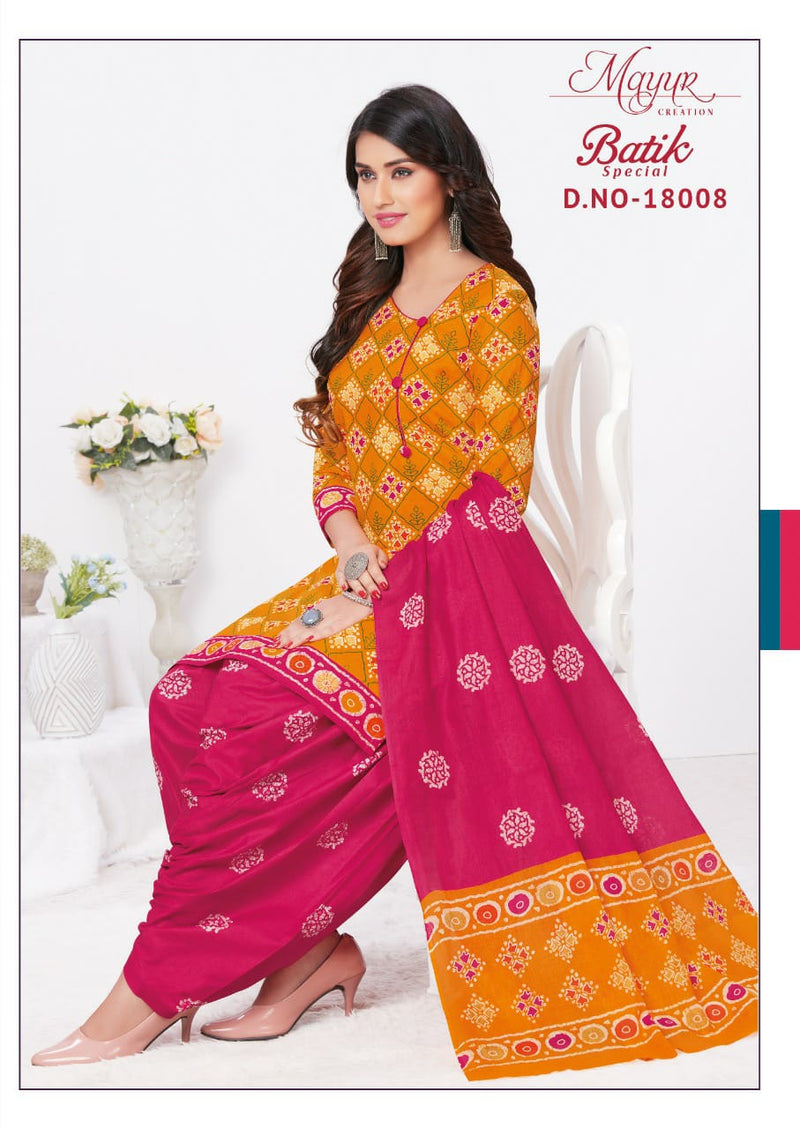 Mayur Creation Batik Special Vol 18 Pure Cotton Casual Wear Salwar Suits
