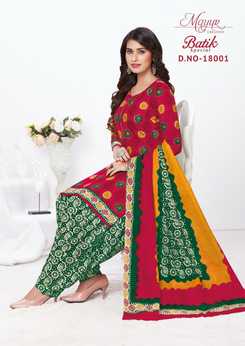 Mayur Creation Batik Special Vol 18 Pure Cotton Casual Wear Salwar Suits