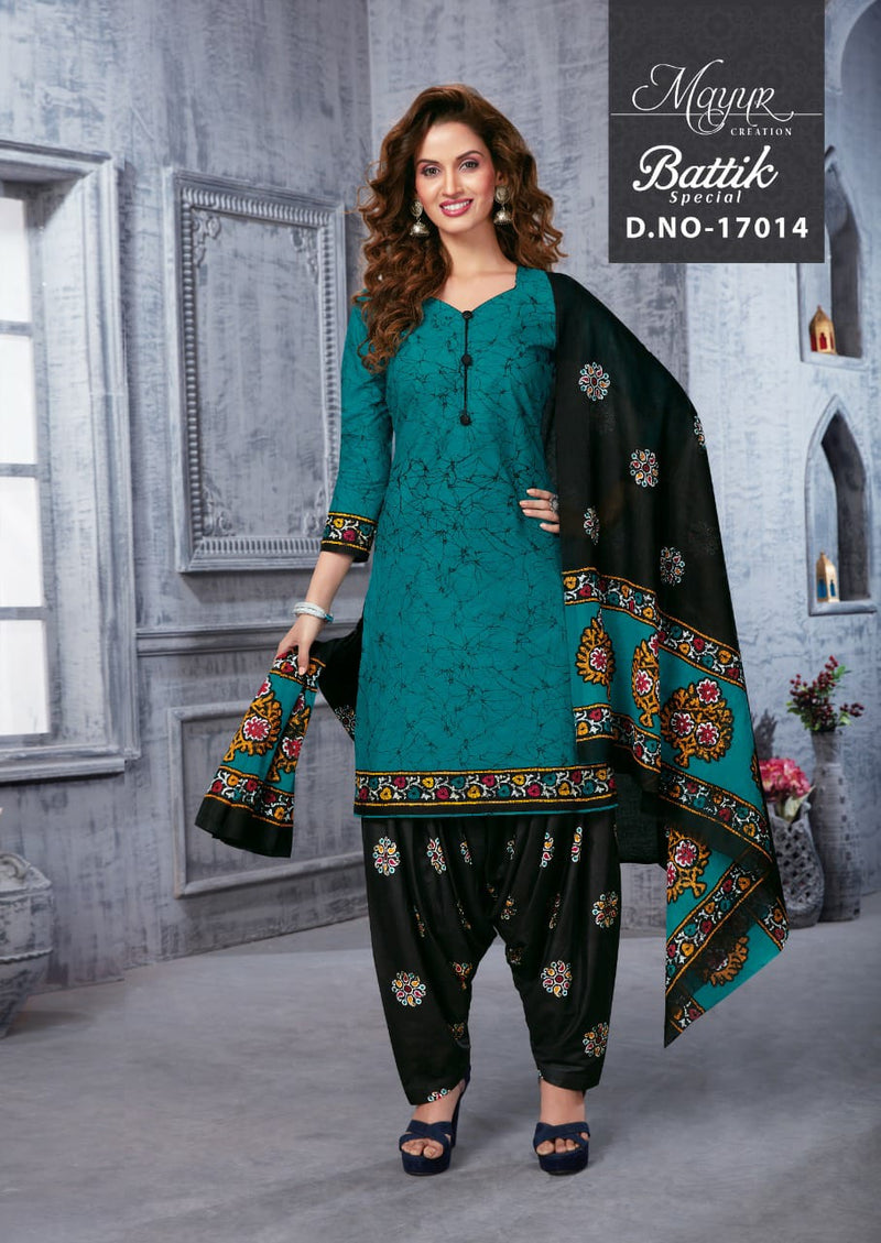 Mayur Creation Battik Special Vol 17 Fency Designer Salwar Kameez
