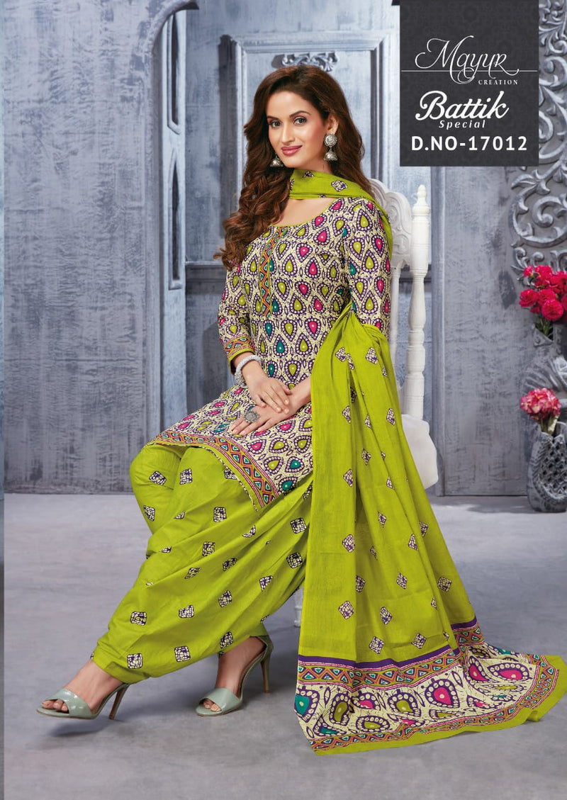Mayur Creation Battik Special Vol 17 Fency Designer Salwar Kameez