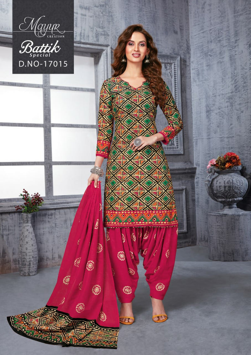 Mayur Creation Battik Special Vol 17 Fency Designer Salwar Kameez