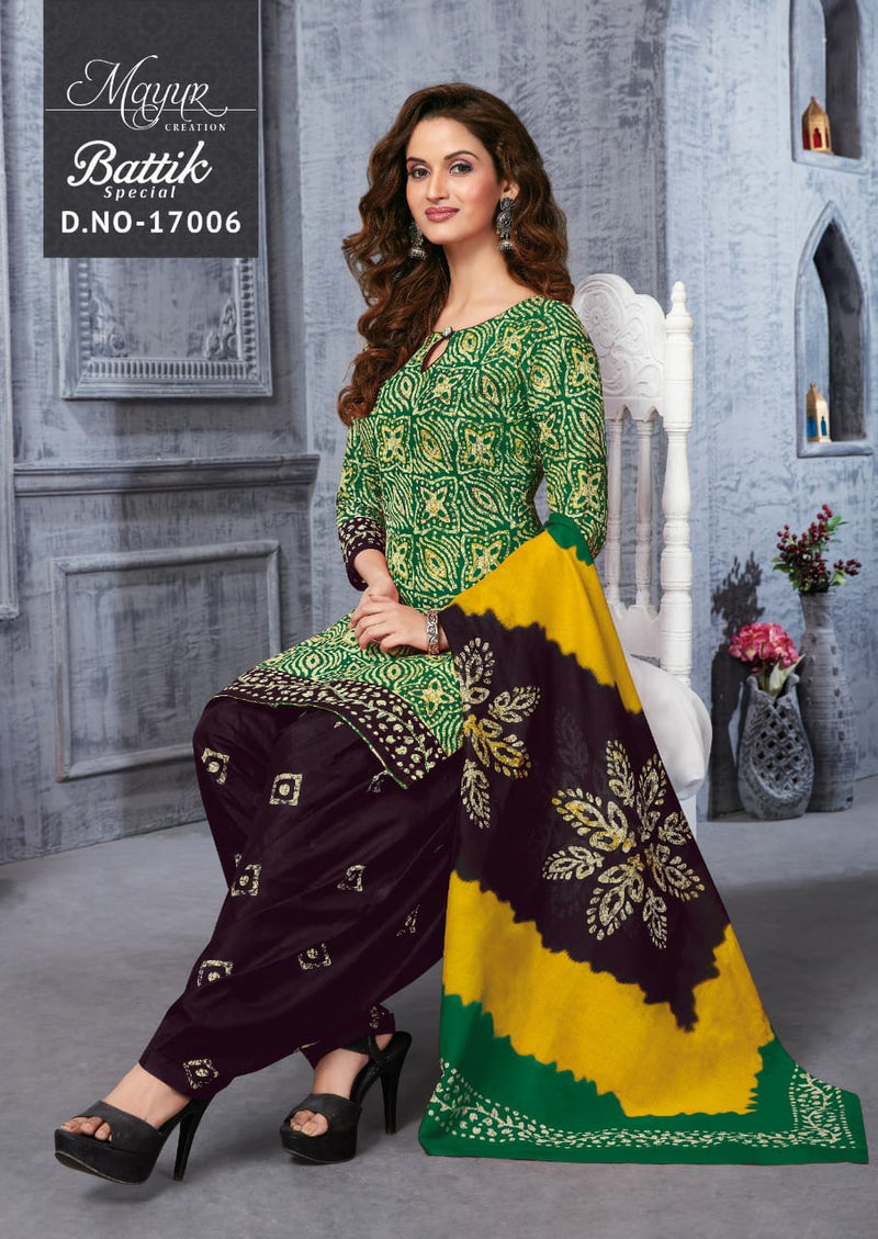 Mayur Creation Battik Special Vol 17 Fency Designer Salwar Kameez