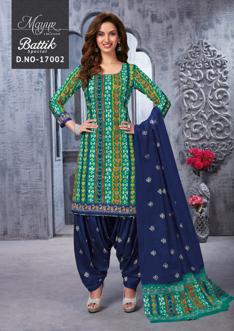 Mayur Creation Battik Special Vol 17 Fency Designer Salwar Kameez