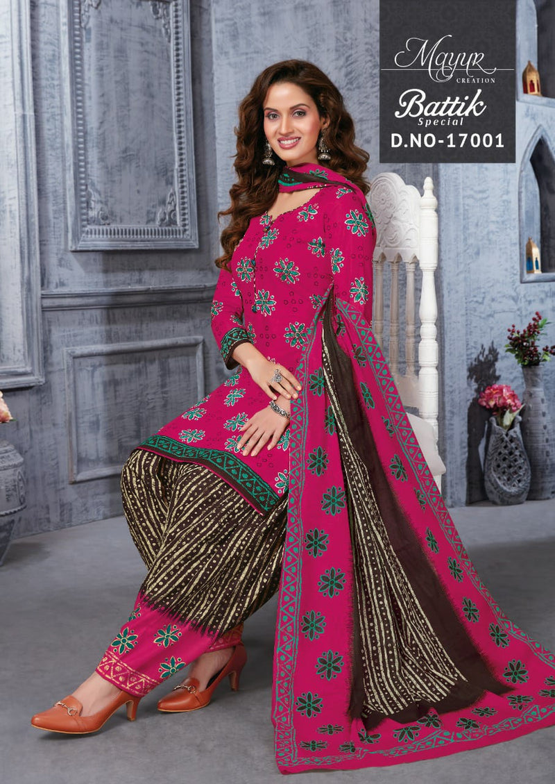 Mayur Creation Battik Special Vol 17 Fency Designer Salwar Kameez