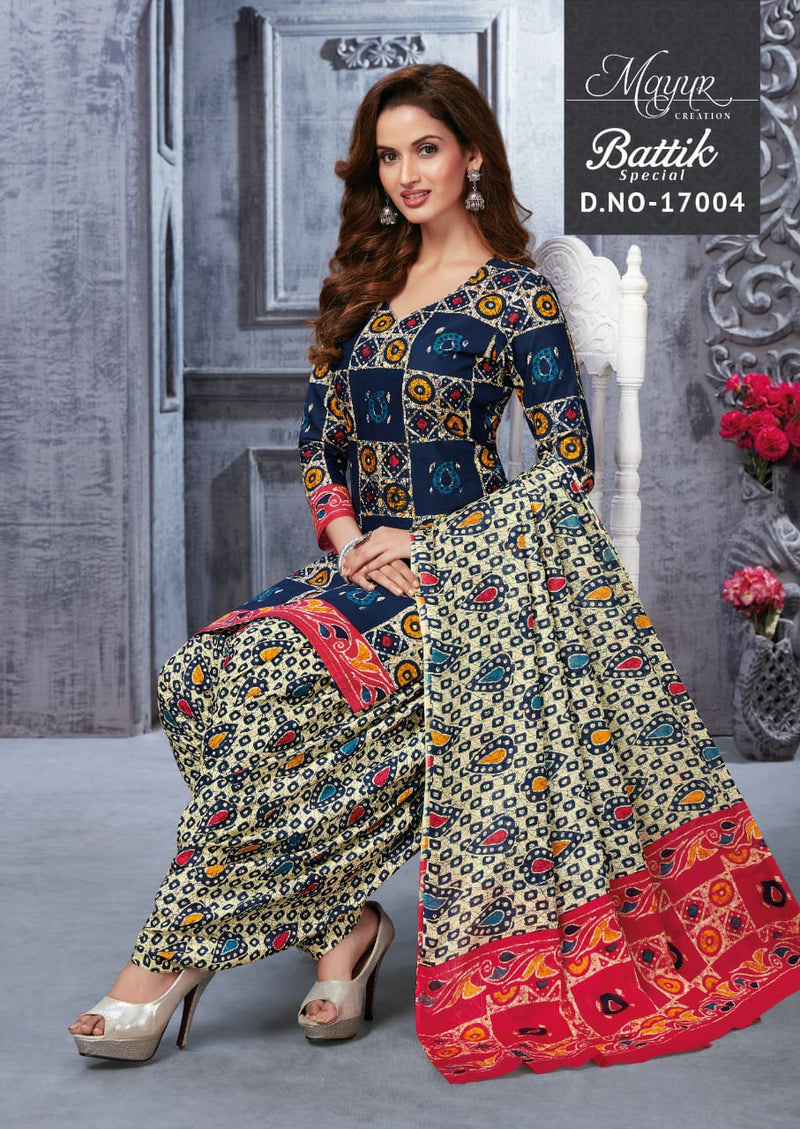 Mayur Creation Battik Special Vol 17 Fency Designer Salwar Kameez