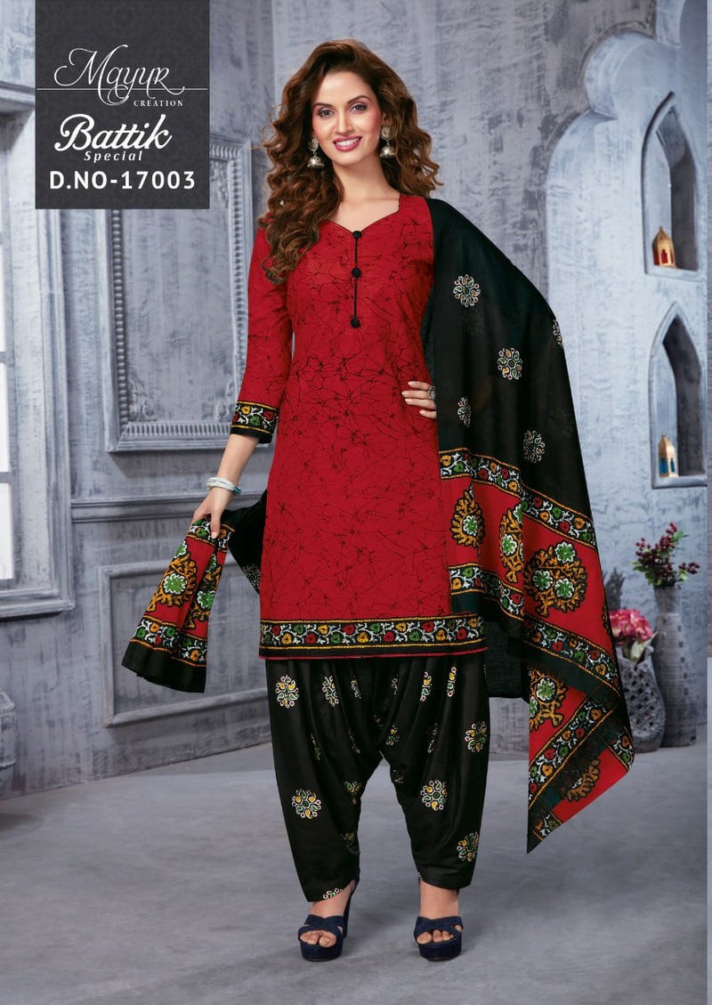 Mayur Creation Battik Special Vol 17 Fency Designer Salwar Kameez