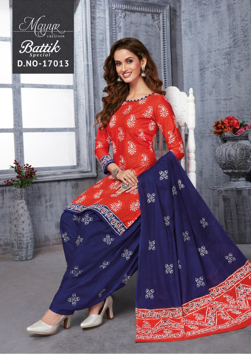 Mayur Creation Battik Special Vol 17 Fency Designer Salwar Kameez
