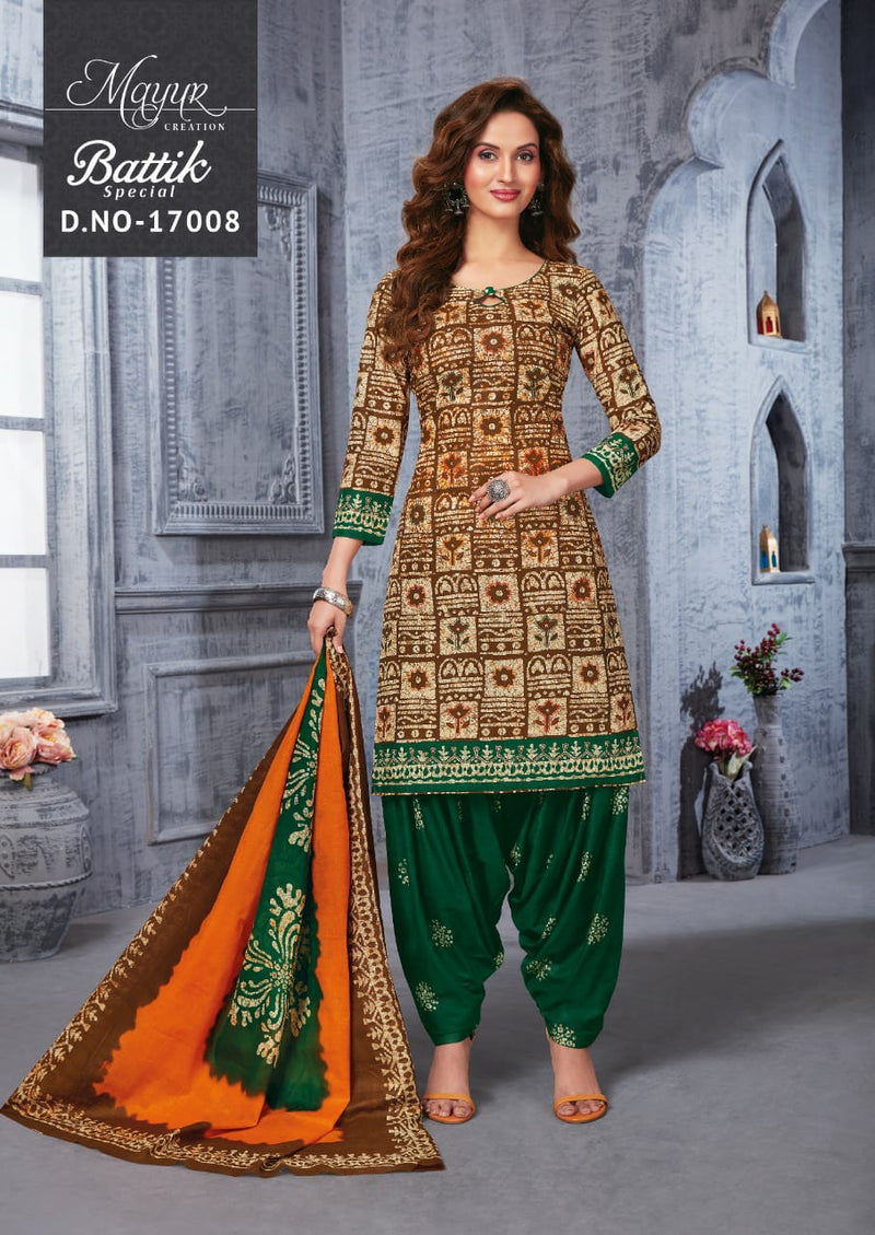 Mayur Creation Battik Special Vol 17 Fency Designer Salwar Kameez