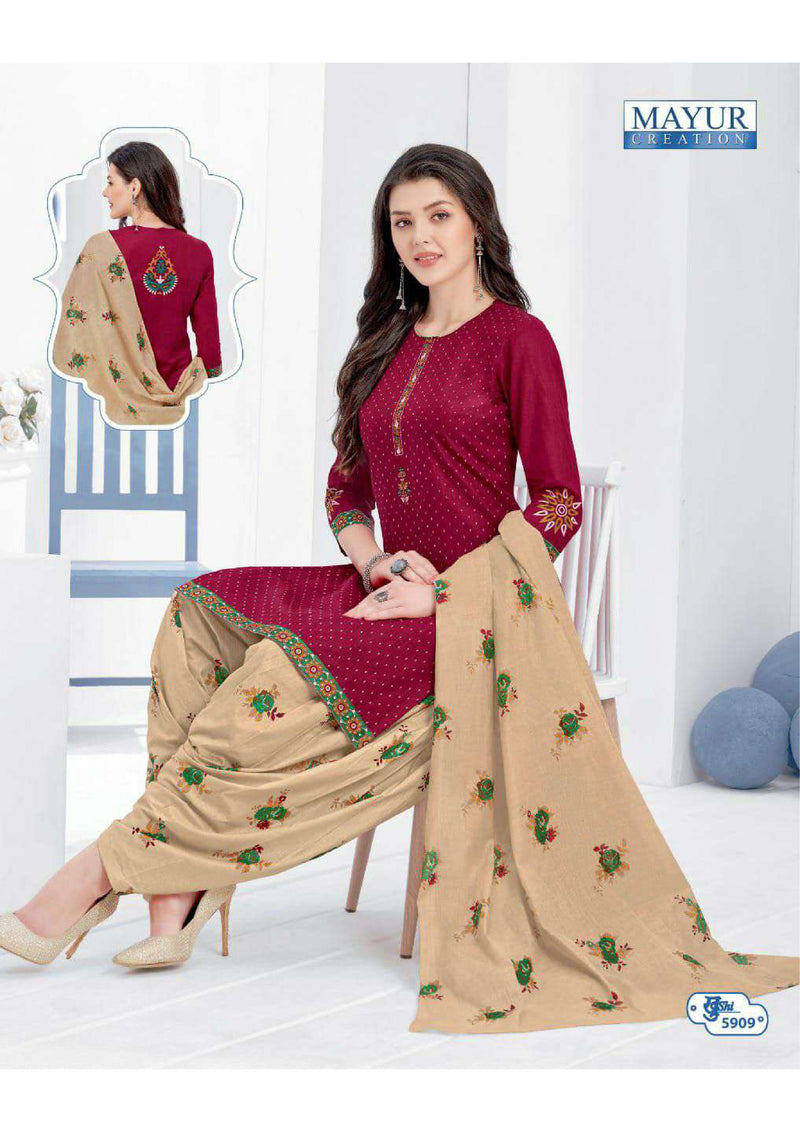 Mayur Khushi Vol 59 Pure Cotton Casual Wear Salwar Suits