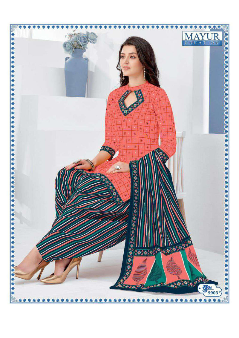 Mayur Khushi Vol 59 Pure Cotton Casual Wear Salwar Suits