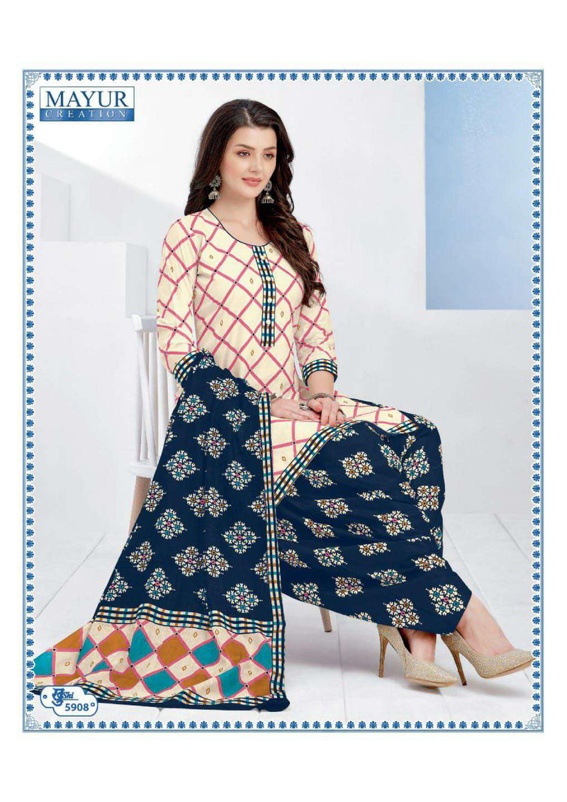 Mayur Khushi Vol 59 Pure Cotton Casual Wear Salwar Suits