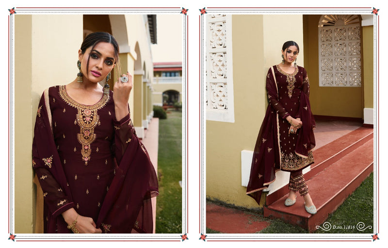 Meera Trendz launch Zisa Vol 65 Georgette With Heavy Embroidery Work Exclusive Pakistani Salwar Kameez