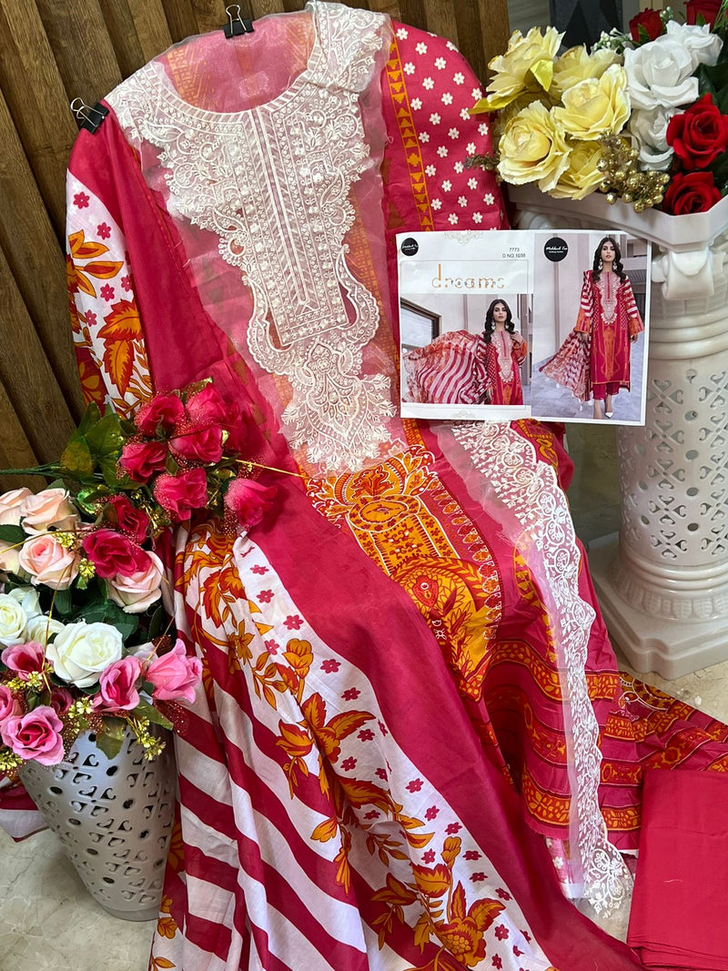 Mehboob Tex Chrizma Vol 1 Pure Cotton With Embroidery Work Pakistani Suit