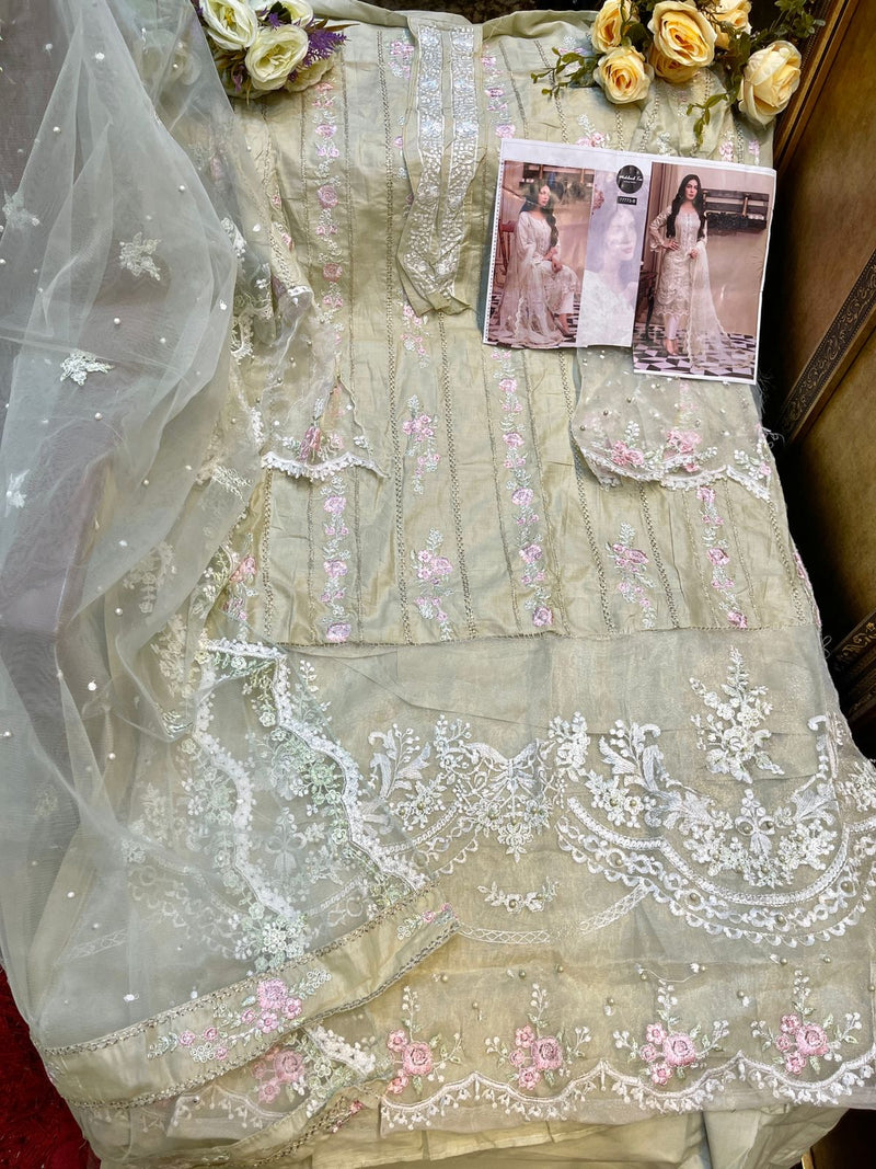 Mehboob Twinkle Vol 1 Cambric Cotton With Heavy Embroidery Work Suit