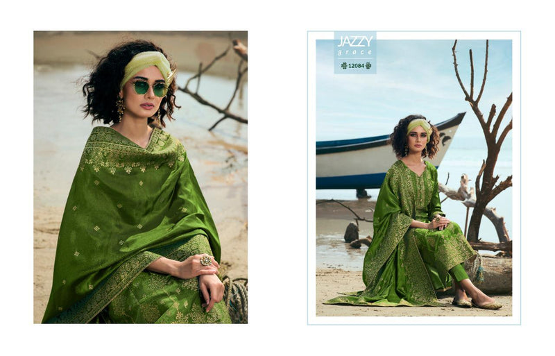 Mira Traditional  Dola  Jaccquard  Viscose Pure Doll Dress Materiyal