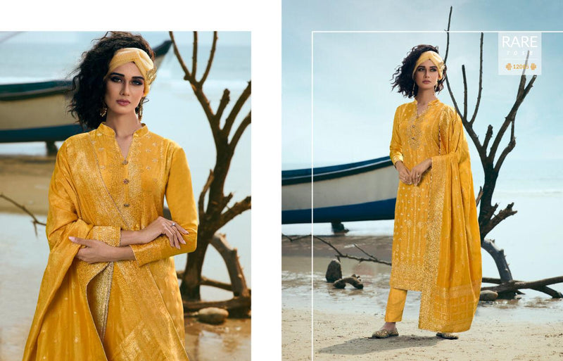 Mira Traditional  Dola  Jaccquard  Viscose Pure Doll Dress Materiyal