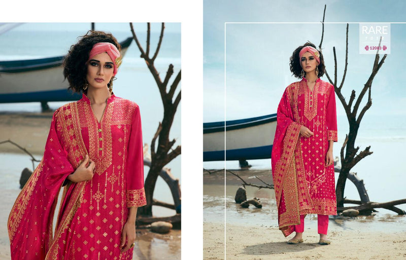 Mira Traditional  Dola  Jaccquard  Viscose Pure Doll Dress Materiyal
