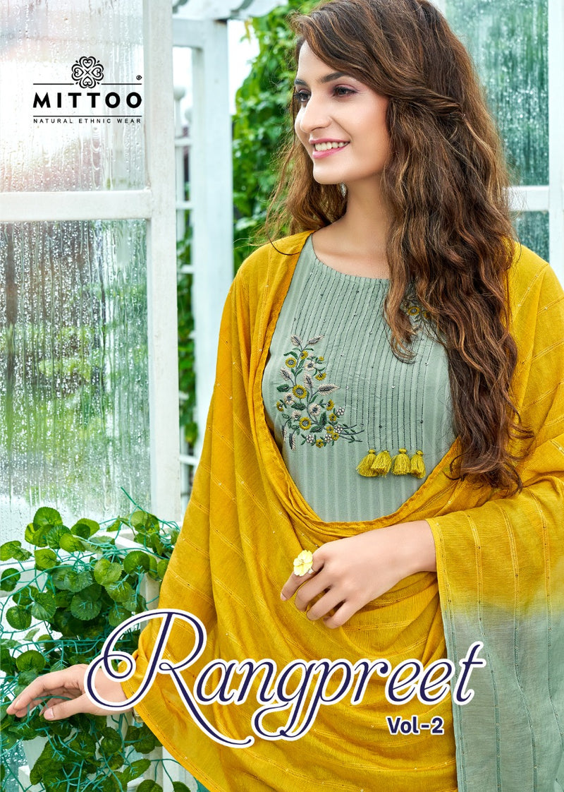 Mitto Fashion Rangpreet Vol 2 Rayon Print  Fency Designer Kurti