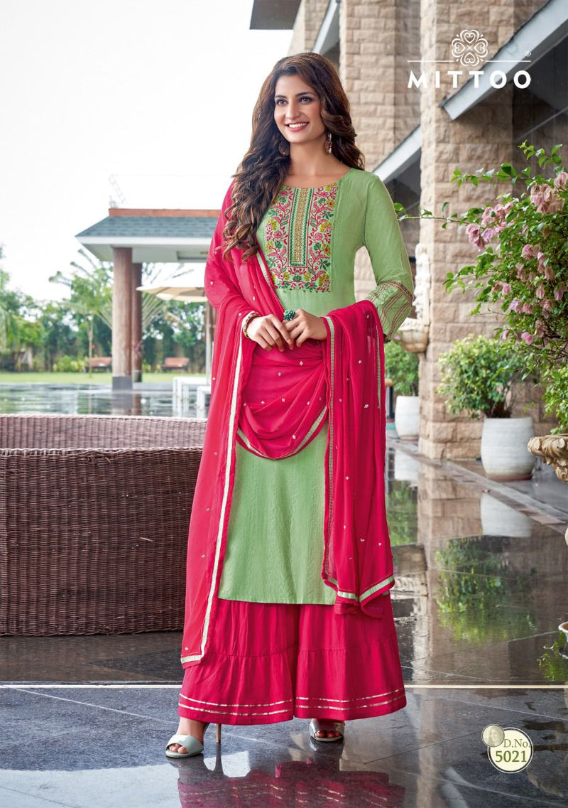 Mittoo Noor Vol 4 Viscose Weaving Pattern Stylish Designer Wear Kurti Collection