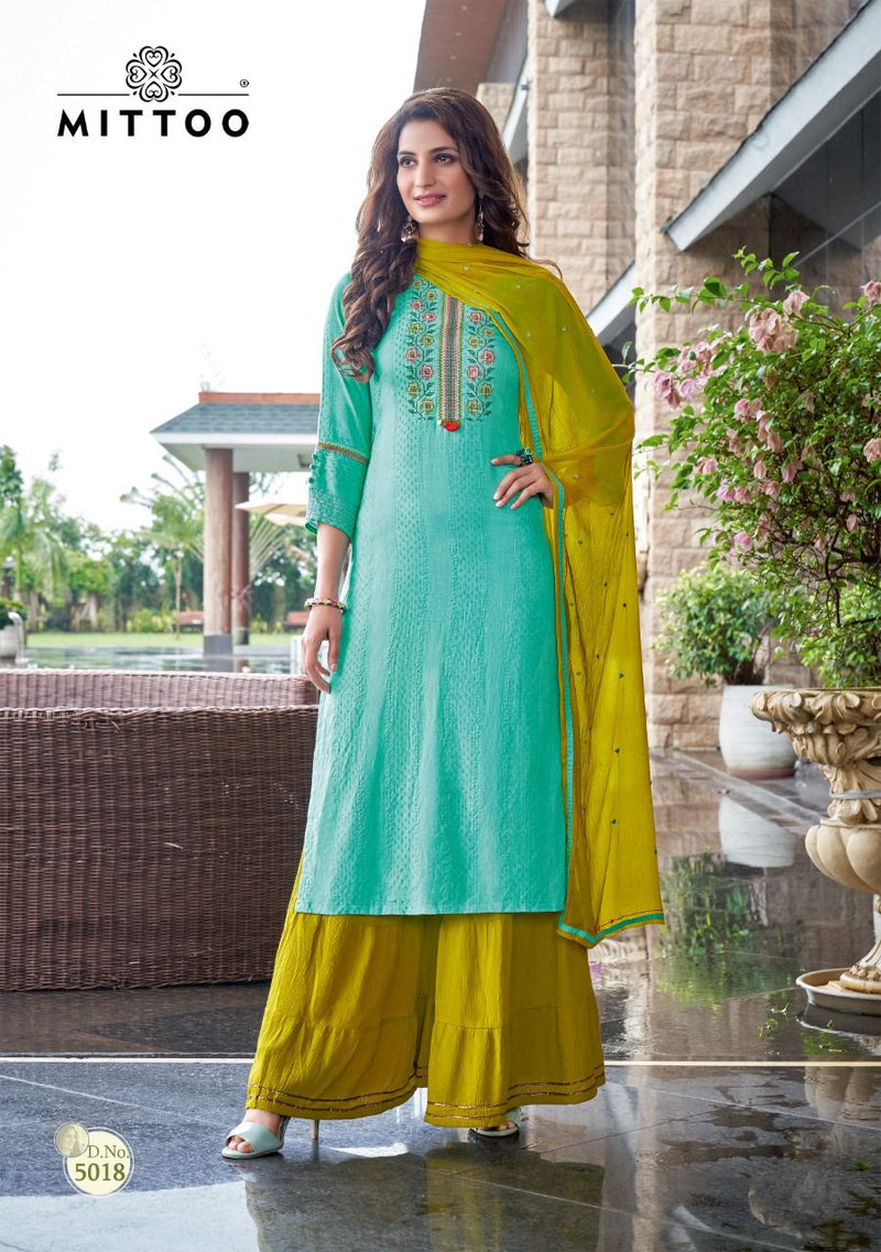 Mittoo Noor Vol 4 Viscose Weaving Pattern Stylish Designer Wear Kurti Collection