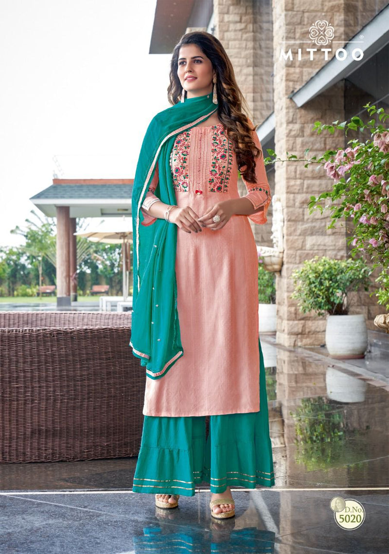 Mittoo Noor Vol 4 Viscose Weaving Pattern Stylish Designer Wear Kurti Collection