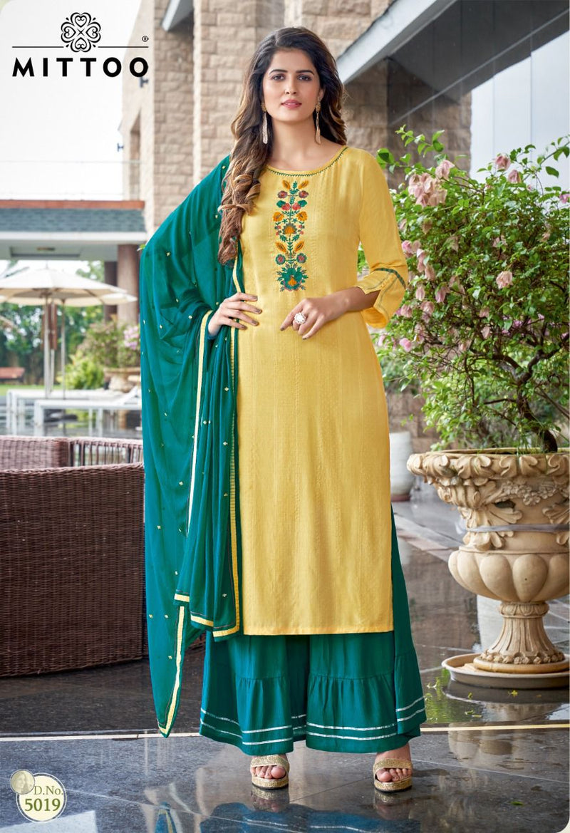 Mittoo Noor Vol 4 Viscose Weaving Pattern Stylish Designer Wear Kurti Collection